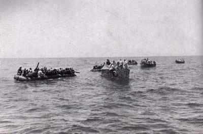 Raiders - Crew of Atlantis after sinking